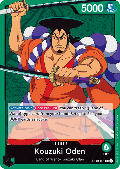 OP01-031, L, Kozuki Oden