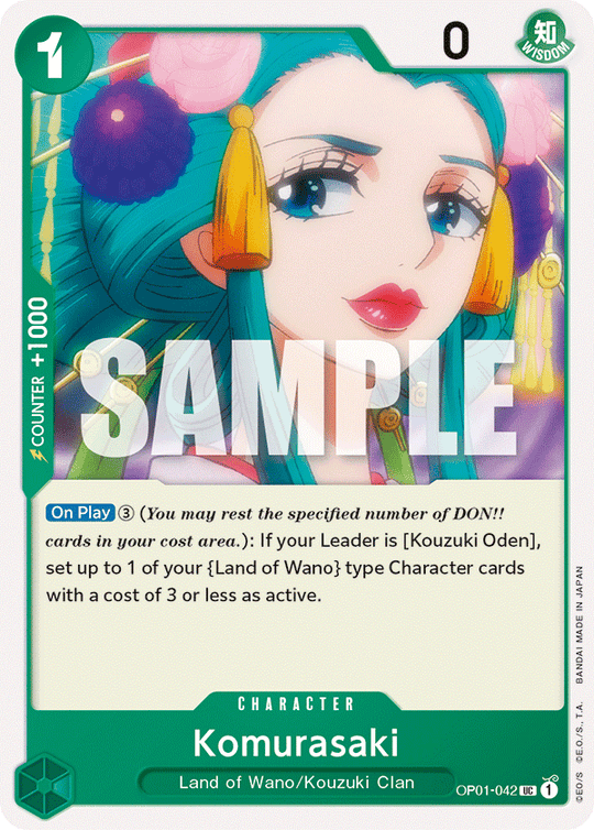 OP01-042, UC, Komurasaki