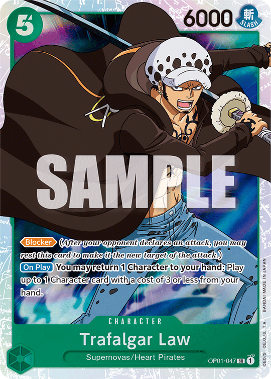OP01-047, SR, Trafalgar Law