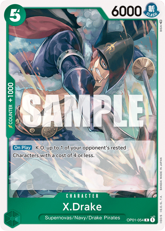 OP01-054, R, X.Drake