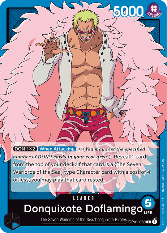 OP01-060, L, Donquixote Doflamingo