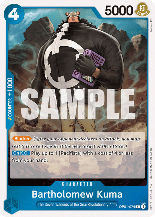 OP01-074, R, Bartholomew Kuma