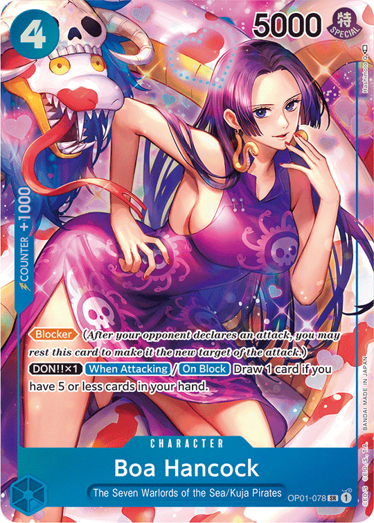 OP01-078, SR, Boa Hancock (Alternate Art)