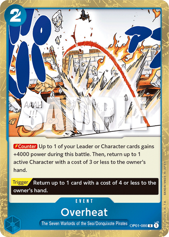 OP01-086, R, Overheat