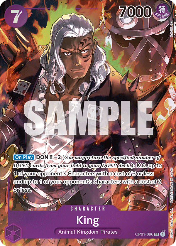 OP01-096, SR, King (Alternate Art)