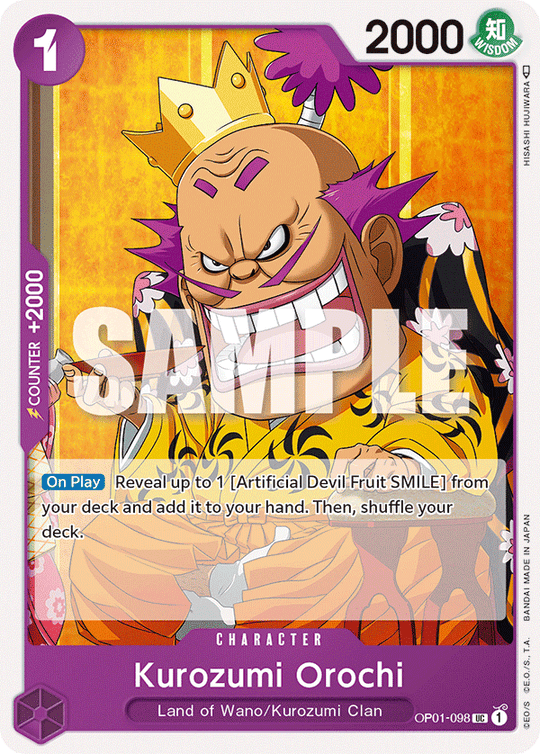 OP01-098, UC, Kurozumi Orochi