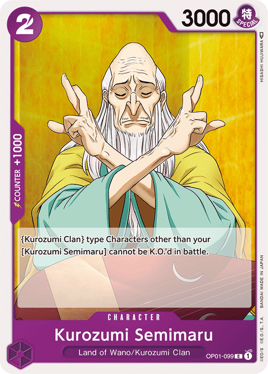OP01-099, C, Kurozumi Semimaru