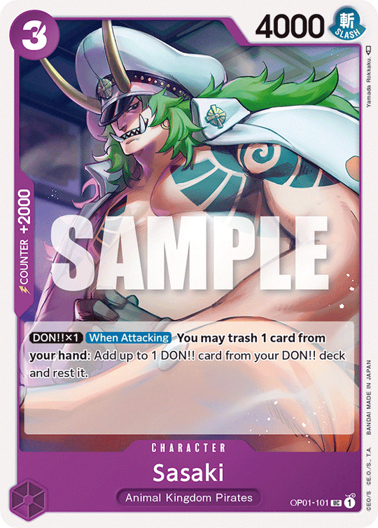 OP01-101, UC, Sasaki