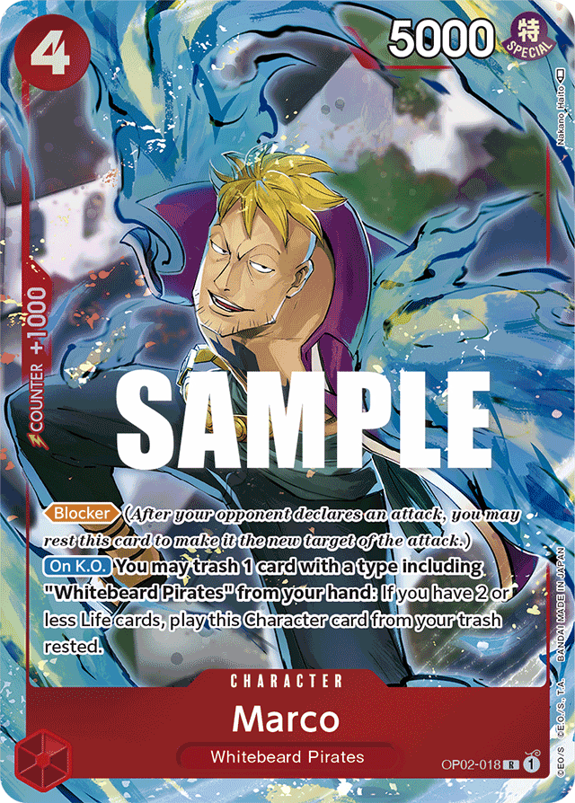 OP02-018, R, Marco (Alternate Art)