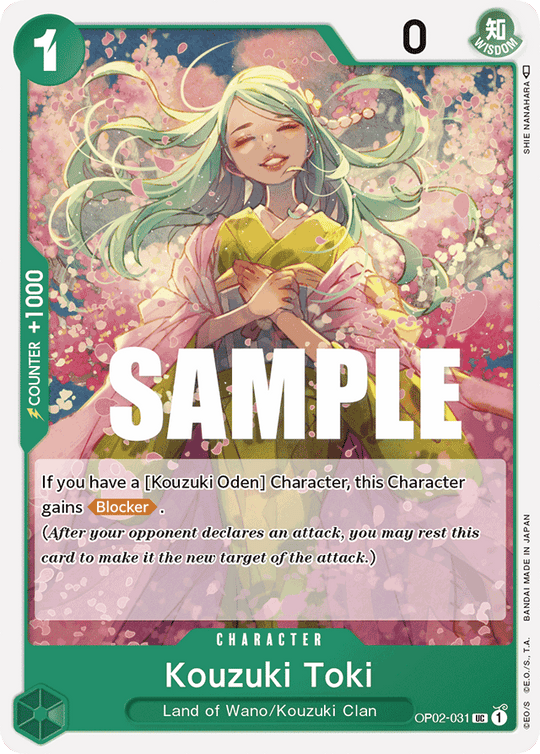 OP02-031, UC, Kozuki Toki