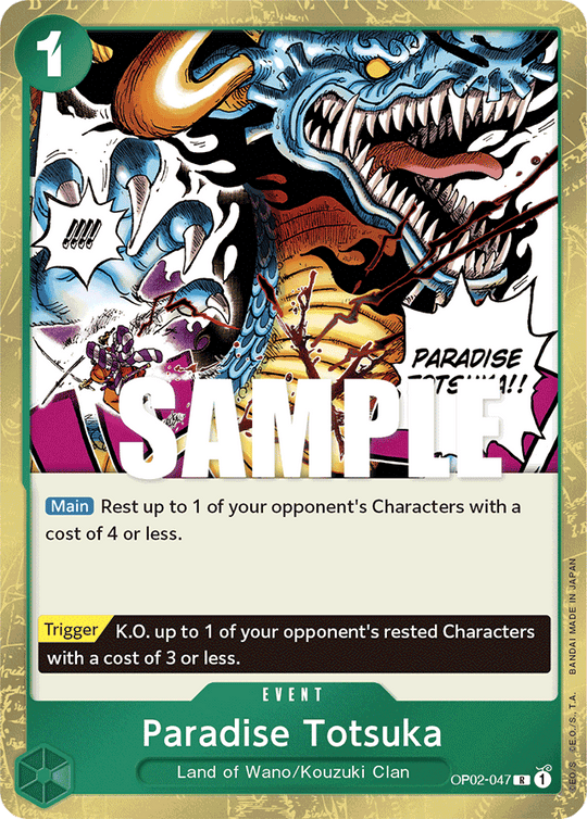 OP02-047, R, Paradise Totsuka