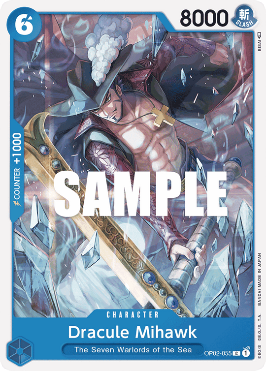 OP02-055, C, Dracule Mihawk