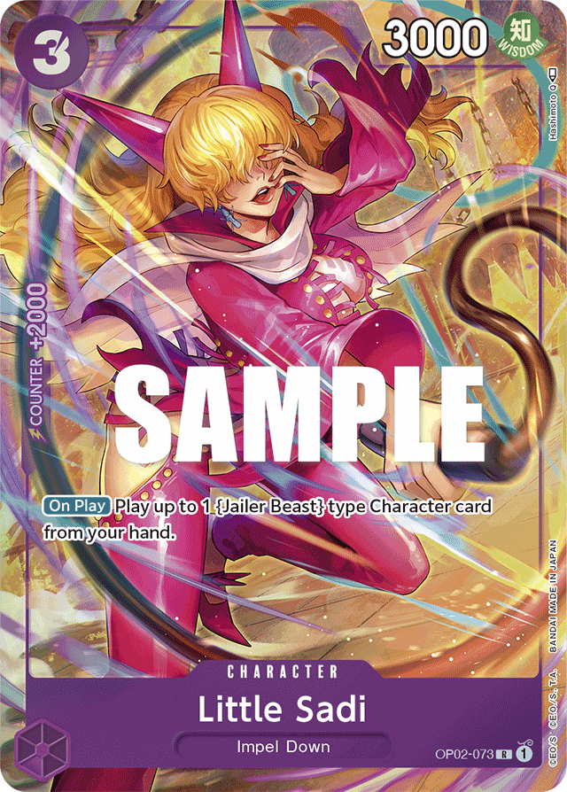 OP02-073, R, Little Sadi (Alternate Art)