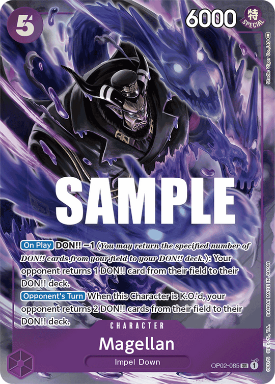 OP02-085, SR, Magellan (Alternate Art)