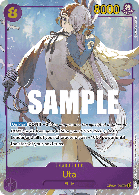 OP02-120, SEC, Uta (Alternate Art)