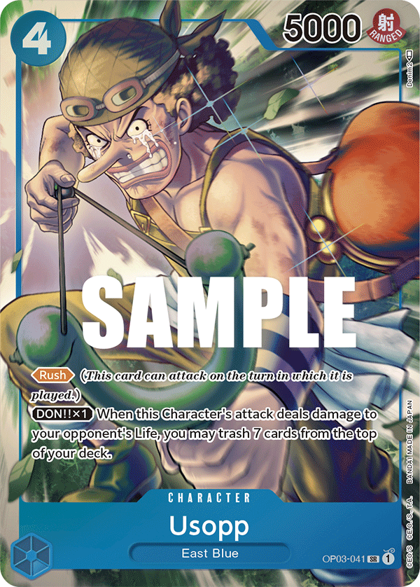 OP03-041, SR, Usopp (Alternate Art)