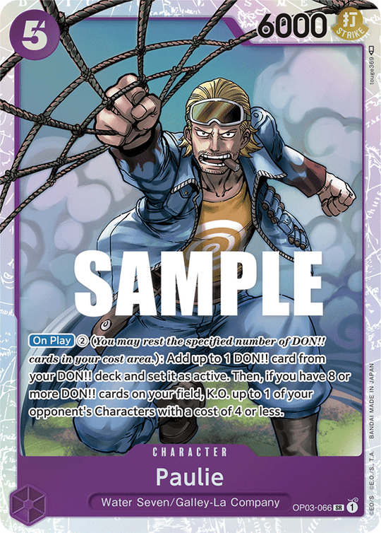 OP03-066, SR, Paulie