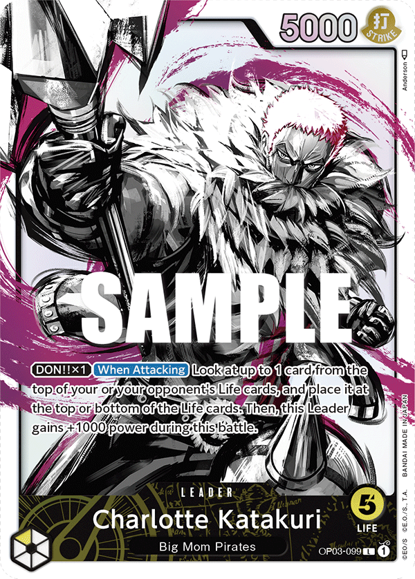 OP03-099, L, Charlotte Katakuri (099) (Alternate Art)