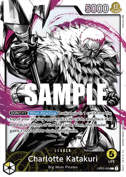 OP03-099, L, Charlotte Katakuri (099) (Alternate Art)
