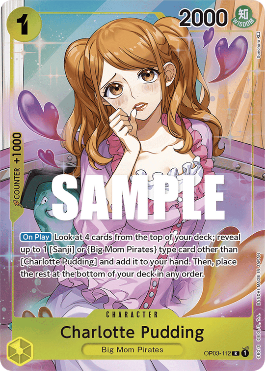 OP03-112, R, Charlotte Pudding (Alternate Art)