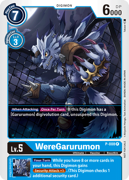 P-008 P, WereGarurumon