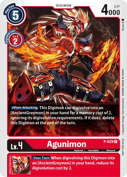P-029 P, Agunimon