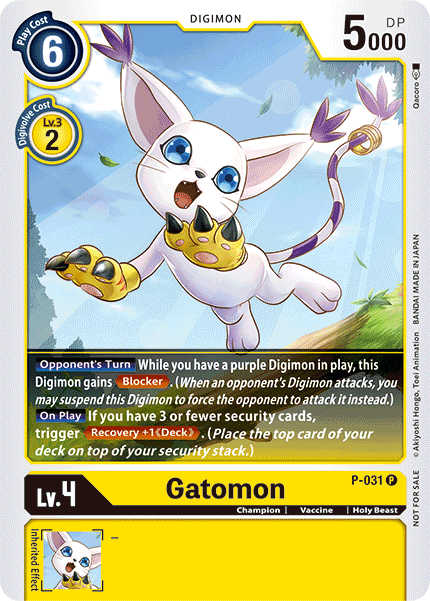 P-031 P, Gatomon (Foil Version)