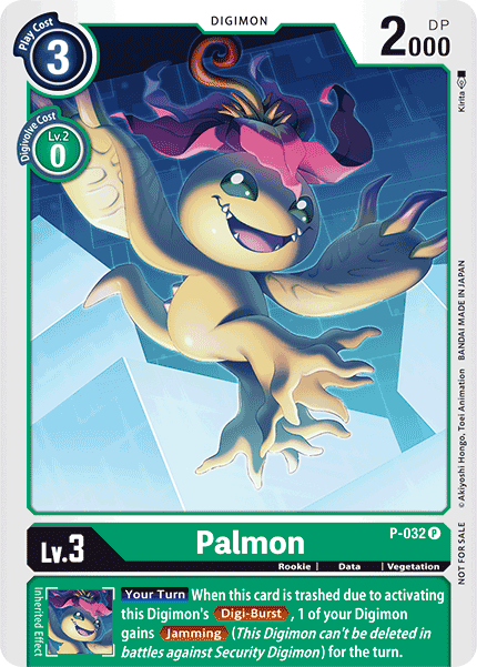 P-032 P, Palmon (Foil Version)