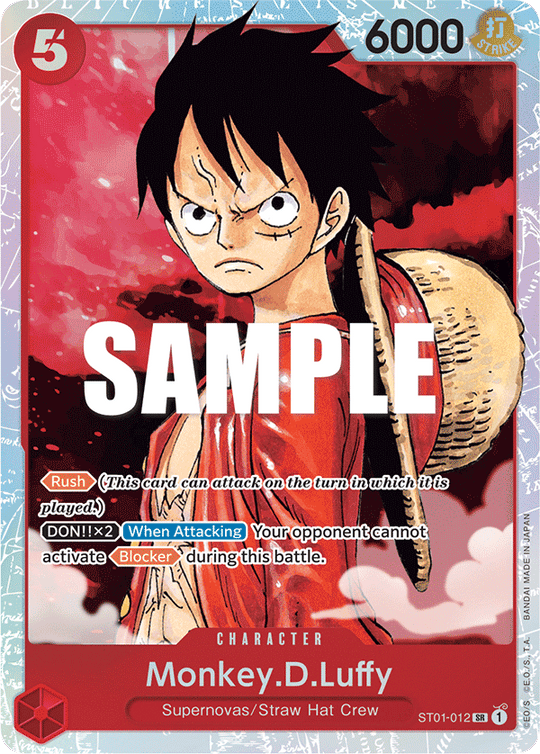 ST01-012, SR, Monkey.D.Luffy