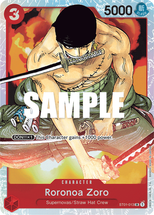 ST01-013, SR, Roronoa Zoro