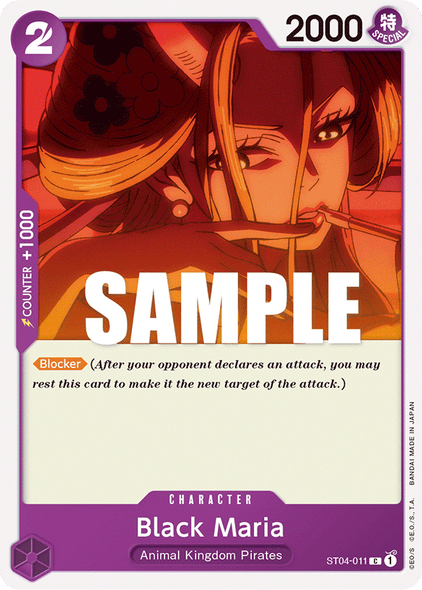 ST04-011, C, Black Maria