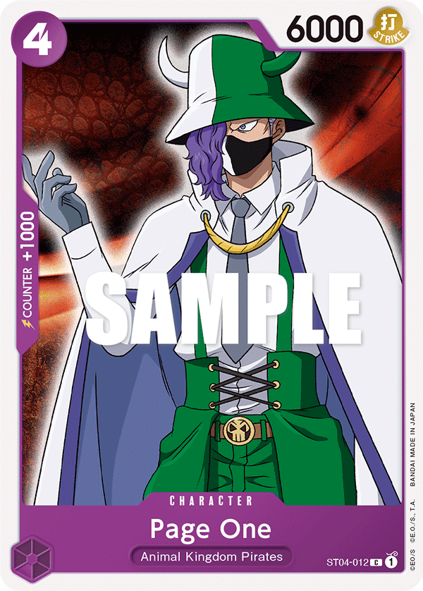 ST04-012, C, Page One