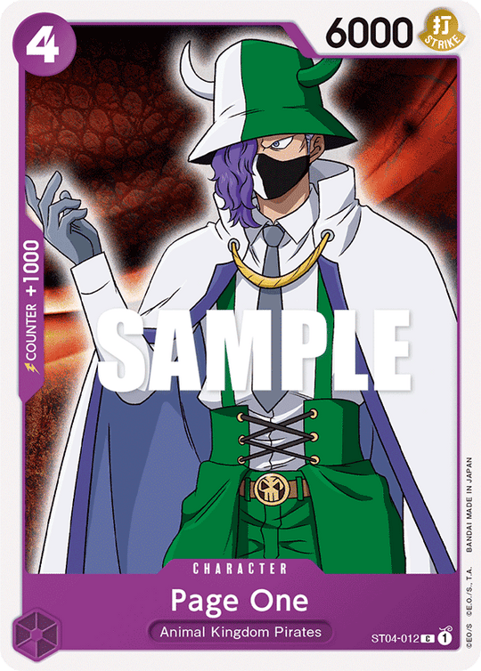 ST04-012, C, Page One