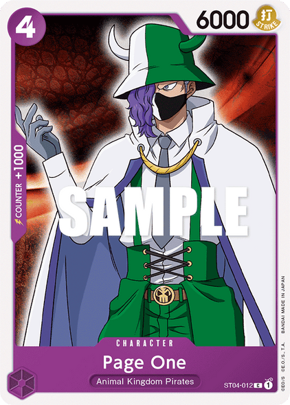 ST04-012, C, Page One