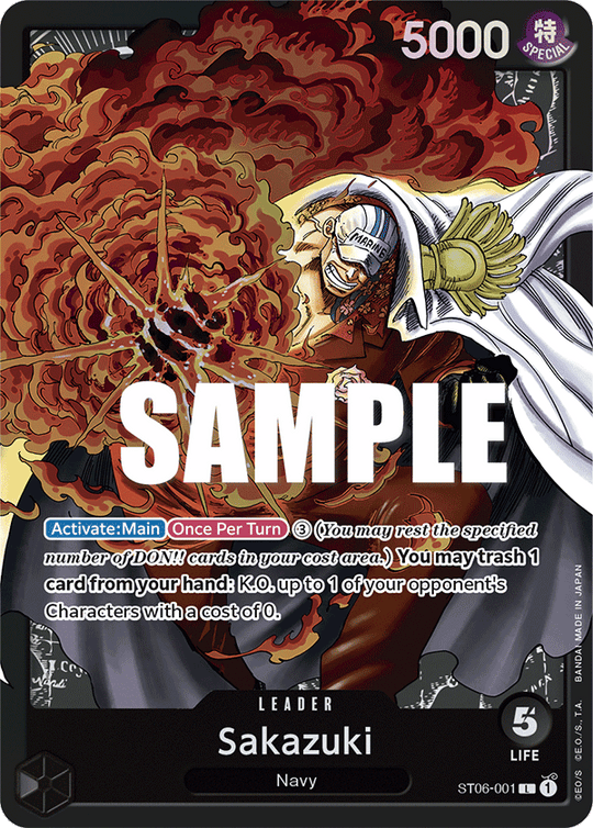 ST06-001, L, Sakazuki