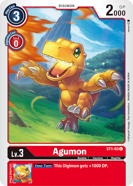 ST01-03 U Agumon – Kai of Cards