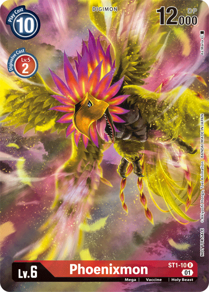ST01-10 R Phoenixmon (1-Year Anniversary Box Topper Reprint)