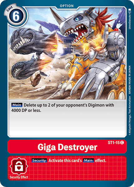 ST01-15 C Giga Destroyer