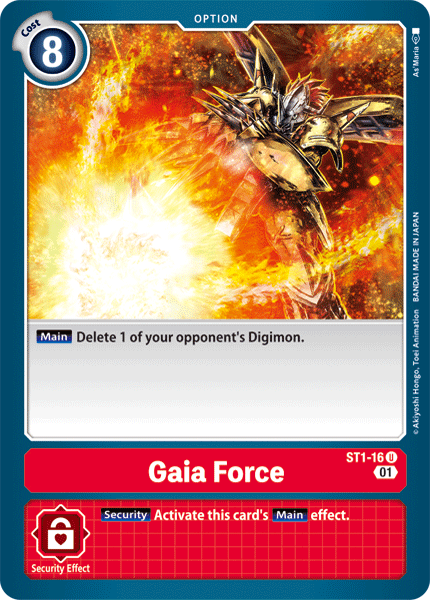 ST01-16 U, Gaia Force - ST1-16 (ST7 Reprint)