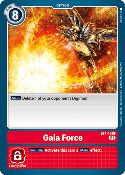 ST01-16 U, Gaia Force - ST1-16 (ST7 Reprint)