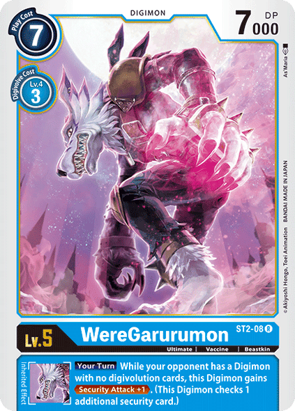 ST02-08 R WereGarurumon