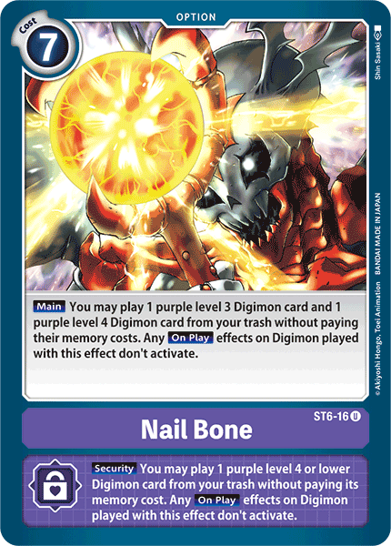 ST6-16 U, Nail Bone