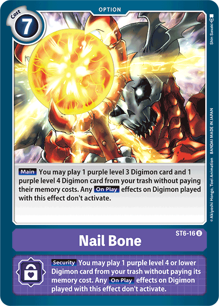 ST06-16 U, Nail Bone