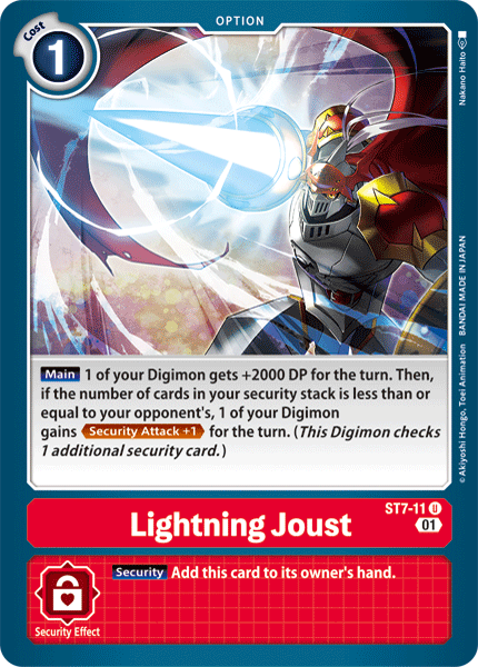ST07-11 U, Lightning Joust