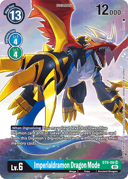ST09-06 SR, Imperialdramon Dragon Mode (Box Topper Digital Hazard)