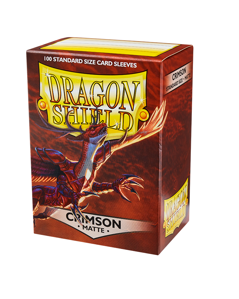 Dragon Shield - Matte - Crimson(100pcs)