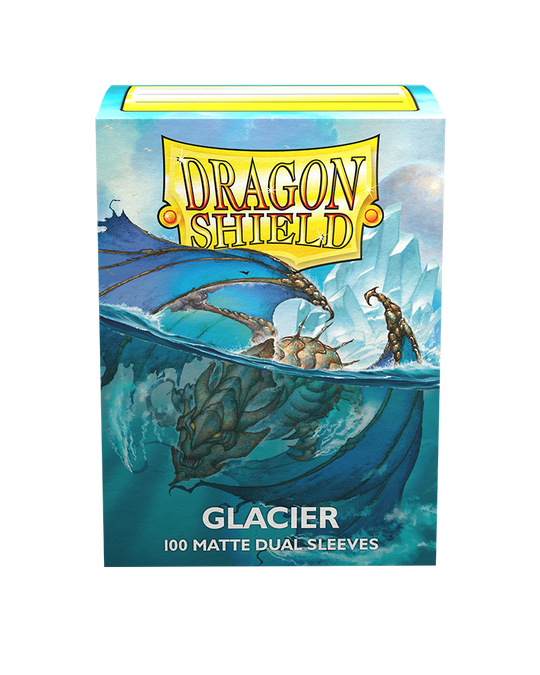 Dragon Shield - Dual Matte - Glacier(100pcs)