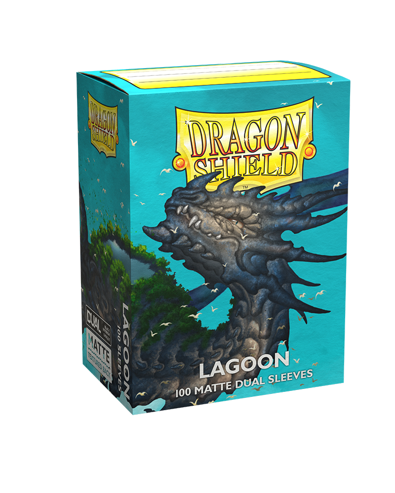 Dragon Shield - Dual Matte - Lagoon(100pcs)