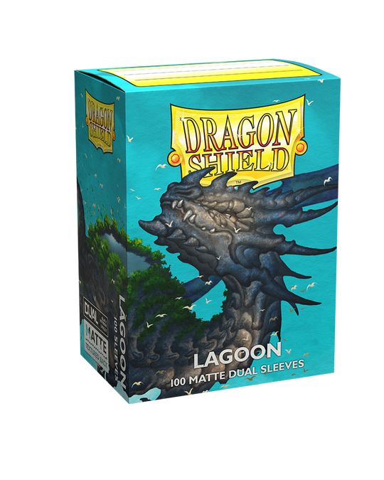Dragon Shield - Dual Matte - Lagoon(100pcs)