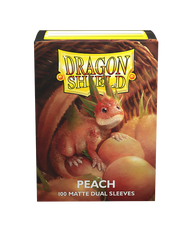 Dragon Shield - Dual Matte - Peach(100pcs)